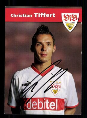 Christian Tiffert Autogrammkarte VfB Stuttgart 2003-04 Original Signiert