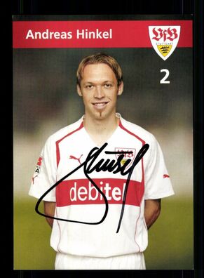 Andreas Hinkel Autogrammkarte VfB Stuttgart 2004-05 Original Signiert