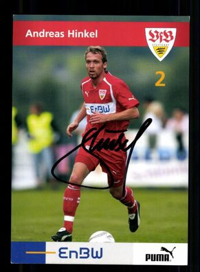 Andreas Hinkel Autogrammkarte VfB Stuttgart 2005-06 Original Signiert