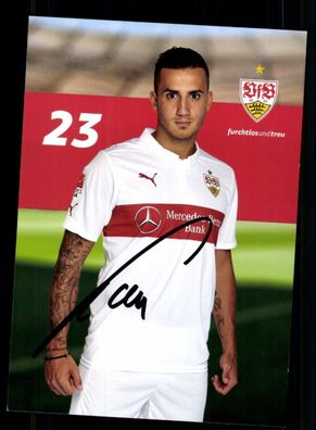 Sercan Sararer Autogrammkarte VfB Stuttgart 2014-15 Original Signiert