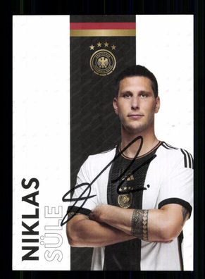 Niklas Süle DFB Autogrammkarte 2022 Original Signiert