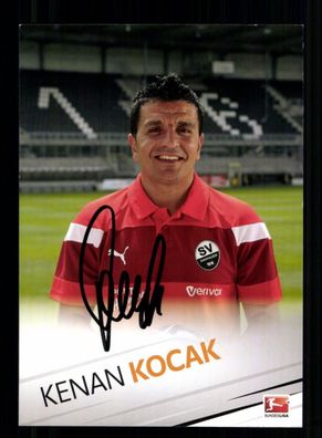Kenan Kocak Autogrammkarte SV Sandhausen 2016-17 Original Signiert