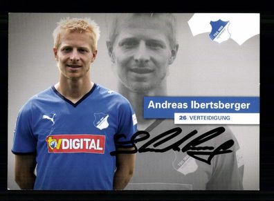 Andreas Ibertsberger Autogrammkarte TSG Hoffenheim 2008-09 Original Signiert