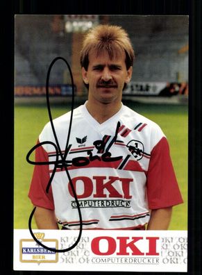 Demir Hotic Autogrammkarte 1 FC Kaiserslautern 1990-91 Original Signiert