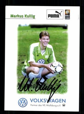 Markus Kullig Autogrammkarte VFL Wolfsburg 1997-98 Original Signiert