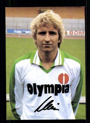 Norbert Meier Autogrammkarte Werder Bremen 1982-83 Original Signiert