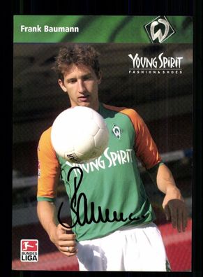 Frank Baumann Autogrammkarte Werder Bremen 2003-04 Original Signiert