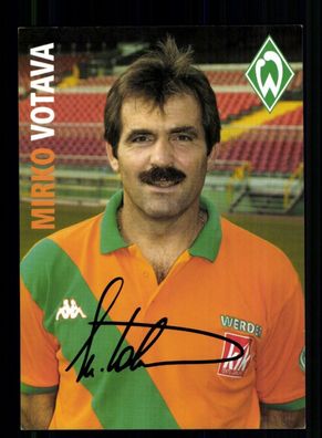 Mirko Votava Autogrammkarte Werder Bremen 2005-06 Original Signiert