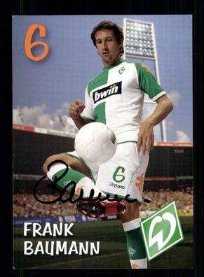 Frank Baumann Autogrammkarte Werder Bremen 2006-07 1. Karte Original Signiert