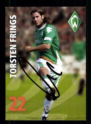 Torsten Frings Autogrammkarte Werder Bremen 2007-08 Original Signiert