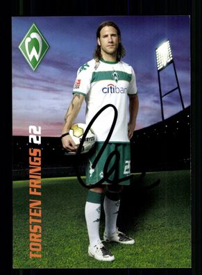 Torsten Frings Autogrammkarte Werder Bremen 2008-09 Original Signiert