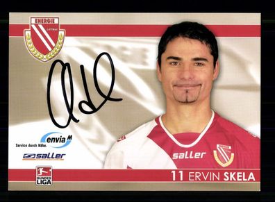 Ervin Skela Autogrammkarte Energie Cottbus 2007-08 Original Signiert
