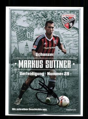 Markus Suttner Autogrammkarte FC Ingolstadt 2015-16 Original Signiert