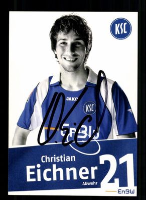 Christian Eichner Autogrammkarte Karlsruher SC 2007-08 Original Signiert