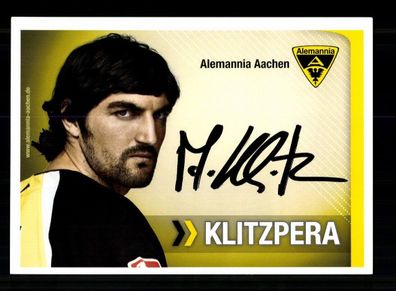 Aexander Klitzpera Autogrammkarte Alemannia Aachen 2007-08 Original Signiert
