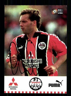 Ralf Weber Autogrammkarte Eintracht Frankfurt 1996-97 Original Signiert