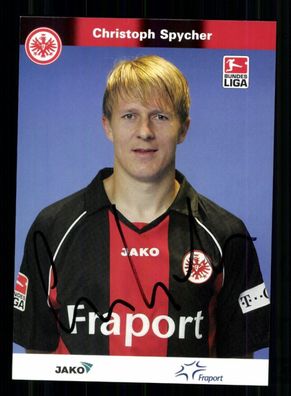 Christoph Spycher Autogrammkarte Eintracht Frankfurt 2006-07 Original Sign