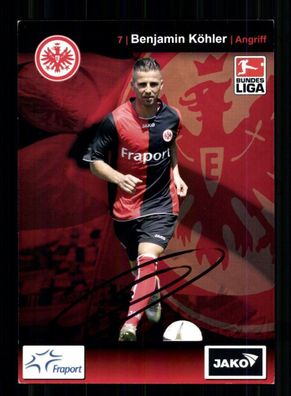 Benjamin Köhler Autogrammkarte Eintracht Frankfurt 2007-08 Original Sign