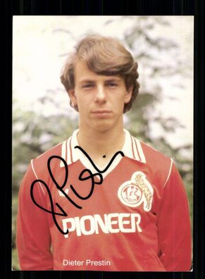 Dieter Prestin Autogrammkarte 1 FC Köln 1980-81 Original Signiert