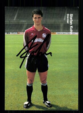 Stefan Kohn Autogrammkarte Hannover 96 1987-88 Original Signiert