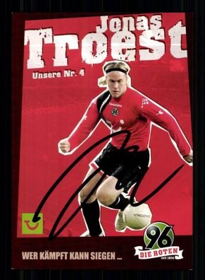 Jonas Troest Autogrammkarte Hannover 96 2006-07 Original Signiert