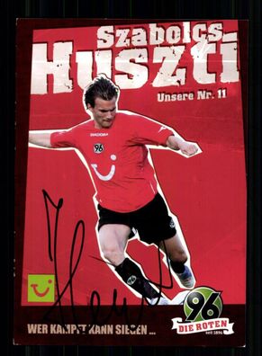 Szabolcs Huszti Autogrammkarte Hannover 96 2006-07 Original Signiert