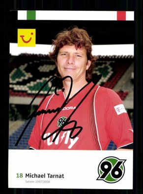 Michael Tarnat Autogrammkarte Hannover 96 2007-08 Original Signiert
