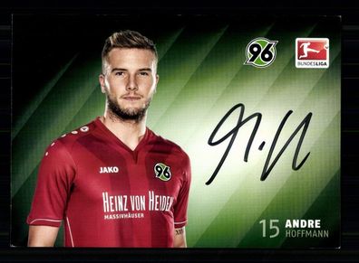 Andre Hoffmann Autogrammkarte Hannover 96 2014-15 Original Signiert