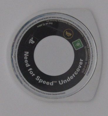 Need for Speed Undercover EA PlayStation Portable PSP - Ausführung: nur CD