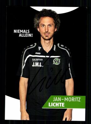 Jan Moritz Lichte Autogrammkarte Hannover 96 2015-16 Original Signiert