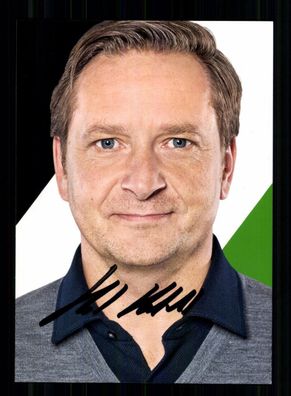 Horst Heldt Autogrammkarte Hannover 96 2017-18 Original Signiert