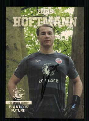 Elias Hötmann Autogrammkarte Hansa Rostock 2. Karte 2023-24 Original Signiert