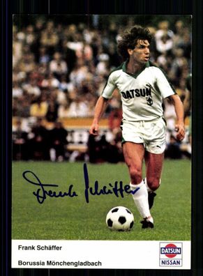 Frank Schäffer Autogrammkarte Borussia Mönchengladbach 1982-83 Orig Sign