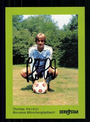 Thomas Herbst Autogrammkarte Borussia Mönchengladbach 1983-84 Orig Sign