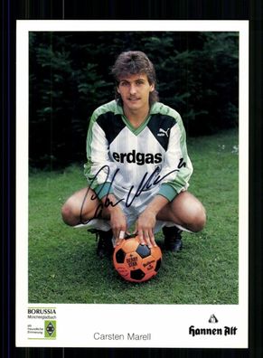 Carsten Marell Autogrammkarte Borussia Mönchengladbach 1989-90 Orig Sign