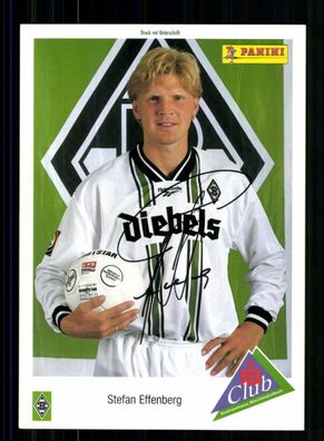 Stefan Effenberg Autogrammkarte Borussia Mönchengladbach 1996-97 Druck