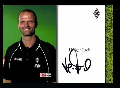 Holger Fach Autogrammkarte Borussia Mönchengladbach 2004-05 1. Karte