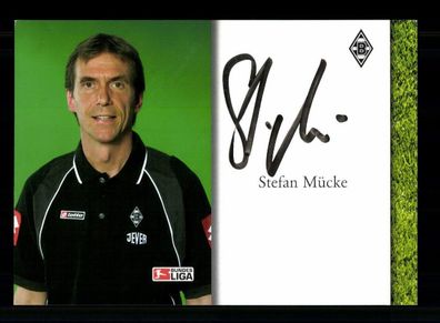 Stefan Mücke Autogrammkarte Borussia Mönchengladbach 2004-05 1. Karte