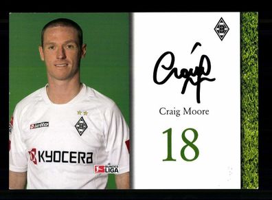 Craig Moore Autogrammkarte Borussia Mönchengladbach 2004-05 2. Karte