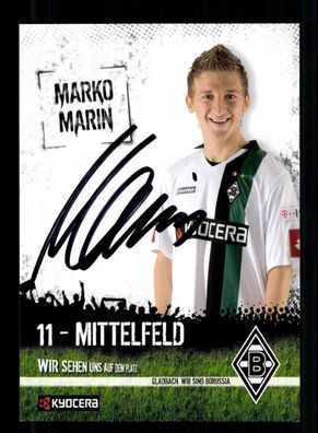 Marko Marin Autogrammkarte Borussia Mönchengladbach 2008-09 Orig. Sign.