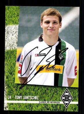 Tony Jantschke Autogrammkarte Borussia Mönchengladbach 2009-10 Orig. Sign