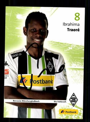 Ibrahima Traore Autogrammkarte Borussia Mönchengladbach 2014-15