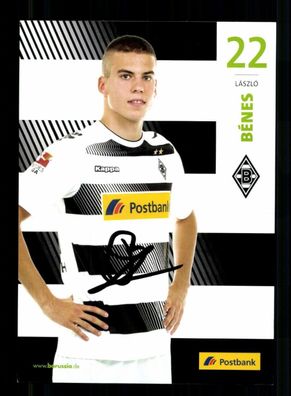 Laszlo Benes Autogrammkarte Borussia Mönchengladbach 2016-17 Orig. Sign.