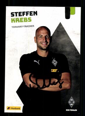 Steffen Krebs Autogrammkarte Borussia Mönchengladbach 2019-20 Orig. Sign.