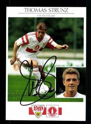Thomas Strunz Autogrammkarte VfB Stuttgart 1992-93 Original Signiert