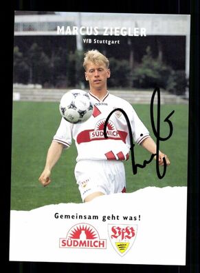 Marcus Ziegler Autogrammkarte VfB Stuttgart 1995-96 Original Signiert
