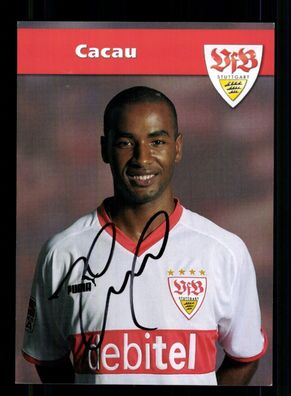 Cacau Autogrammkarte VfB Stuttgart 2003-04 Original Signiert