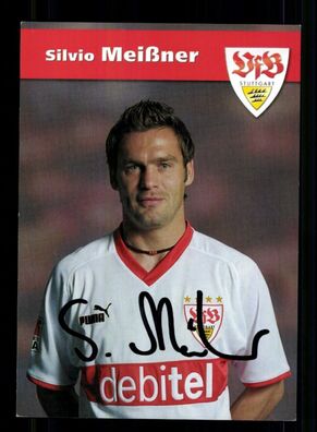 Silvio Meißner Autogrammkarte VfB Stuttgart 2003-04 Original Signiert