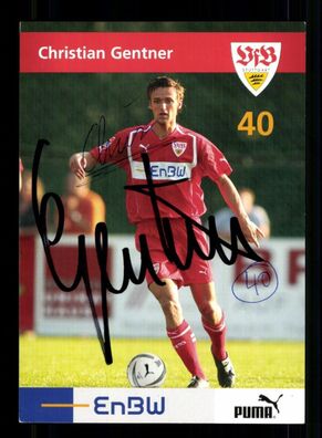 Christian Gentner Autogrammkarte VfB Stuttgart 2005-06 Original Signiert