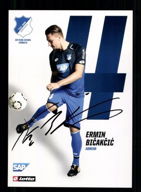 Ermin Bicakcic Autogrammkarte TSG Hoffenheim 2017-18 Original Signiert